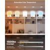 image:imageSunco 24 Pack 6 Inch LED Recessed Light with Night Light Canless Recessed Lighting 1500 LM 15W 150W Equivalent Selectable CCT 2700K3000K4000K5000K6000K Dimmable with Junction BoxWhite  5 CCT 2700K  3000K  4000K  5000K  6000K