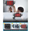 image:imageSunco 6 Pack Emergency Exit Signs With Lights With Backup Battery Red 94V0 Fire Resistant 120277V Wall Or Ceiling Mount Commercial Grade ULBlack