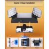 image:imageSunco 6 Pack LED Emergency Lights for Business Commercial Lighting Power Outages Offices with Backup Battery 90 Minutes Wall Mount Hard Wired 120277V Fire Resistant 94V0 ULBlack