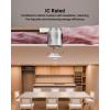 image:imageSunco Lighting24 Pack Can Lights for Ceiling 6 Inch Remodel Recessed Lighting Housing120277VTP24 Connector IncludedAir Tight CanEasy InstallIC RatedUL amp Title 24 Compliant