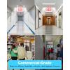 image:imageSunco Red Exit Signs With Emergency Lights Two Adjustable Square LED Lights 94V0 Fire Resistant Backup Battery 120277V Wall Or Ceiling Mount Commercial Grade Double Sided UL