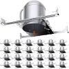 image:imageSunco 12 Pack 6 Inch Recessed Lighting Housing Can New Construction Air Tight Ceiling Cans 120277VHard Wired TP24 Connector Easy Install IC Rated UL24 Count Pack of 1