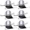image:imageSunco 12 Pack 6 Inch Recessed Lighting Housing Can New Construction Air Tight Ceiling Cans 120277VHard Wired TP24 Connector Easy Install IC Rated UL6 Count Pack of 1