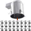 image:imageSunco Lighting24 Pack Can Lights for Ceiling 6 Inch Remodel Recessed Lighting Housing120277VTP24 Connector IncludedAir Tight CanEasy InstallIC RatedUL amp Title 24 Compliant