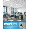 image:imageSunco 10 Pack 2x2 LED Flat Panel Light for Drop Ceiling Commercial Troffer Replacement Lighting Fixture 4400 LM 40W Selectable CCT 4000K5000K6000K Dimmable 010V Dustproof ETL