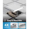 image:imageSunco 10 Pack 2x2 LED Flat Panel Light for Drop Ceiling Commercial Troffer Replacement Lighting Fixture 4400 LM 40W Selectable CCT 4000K5000K6000K Dimmable 010V Dustproof ETL