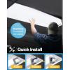 image:imageSunco 12 Pack 2x4 LED Flat Panel Light Drop Ceiling Office Fixture 6500 LM Selectable Features 30W40W50W 4000K5000K6000K Dimmable 010V Surface or Suspension Mount Dustproof ETL3 CCT in One 4000K  5000K  6000K