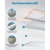image:imageSunco 12 Pack 2x4 LED Flat Panel Light Drop Ceiling Office Fixture 7700 LM Selectable Features 40W50W60W 4000K5000K6000K Dimmable 010V Dustproof ETL1x2