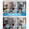image:imageSunco 12 Pack 2x4 LED Flat Panel Light Drop Ceiling Office Fixture 7700 LM Selectable Features 40W50W60W 4000K5000K6000K Dimmable 010V Dustproof ETL1x2