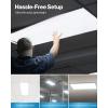 image:imageSunco 12 Pack 2x4 LED Flat Panel Light Drop Ceiling Office Fixture 7700 LM Selectable Features 40W50W60W 4000K5000K6000K Dimmable 010V Dustproof ETL2x4
