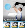 image:imageSunco 24 Pack 2x2 LED Flat Panel Light for Drop Ceiling Commercial Troffer Replacement Lighting Fixture 4400 LM 40W Selectable CCT 4000K5000K6000K Dimmable 010V Dustproof ETL3 CCT in One 4000K  5000K  6000K