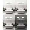 image:imageSunco 24 Pack 2x4 LED Flat Panel Light Drop Ceiling Office Fixture with Emergency Battery Backup 90 Minute Duration 7760 LM Selectable Features 405060W 400050006000K Dimmable 010V ETL