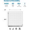 image:imageSunco 6 Pack 2x2 LED Flat Panel Light for Drop Ceiling Commercial Troffer Replacement Lighting Fixture 4400 LM 40W Selectable CCT 4000K5000K6000K Dimmable 010V Dustproof ETL3 CCT in One