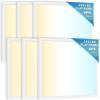image:imageSunco 6 Pack 2x2 LED Flat Panel Light for Drop Ceiling Commercial Troffer Replacement Lighting Fixture 4400 LM 40W Selectable CCT 4000K5000K6000K Dimmable 010V Dustproof ETL3 CCT in One