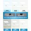 image:imageSunco 6 Pack 2x2 LED Flat Panel Lights for Drop Ceiling Troffer Replacement Light Fixture 5200 LM Selectable Features 30W35W40W 4000K5000K6000K Dimmable 010V ETLDLC