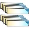 image:imageSunco 10 Pack 1x4 LED Flat Panel Light Dual Selectable CCT 3500K4000K5000K amp Selectable Wattage 30W40W46W 5700LM 010V Dimming Surface Mount Matte Black Drop Ceiling Fixture  ETL DLC