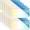 image:imageSunco 12 Pack 2x4 LED Flat Panel Light Drop Ceiling Office Fixture 7700 LM Selectable Features 40W50W60W 4000K5000K6000K Dimmable 010V Dustproof ETL1x2