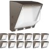 image:imageSunco 3 Pack 60W LED Wall Pack Outdoor Industrial Dimmable Waterproof Commercial Grade Security Warehouse Super Bright Parking Lot Selectable CCT 3000K4000K5000K 7600 Lumens AC120277V12 Pack