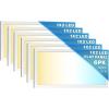 image:imageSunco 6 Pack 2x2 LED Flat Panel Light for Drop Ceiling Commercial Troffer Replacement Lighting Fixture 4400 LM 40W Selectable CCT 4000K5000K6000K Dimmable 010V Dustproof ETL3 CCT in One