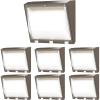 image:imageSunco 6 Pack 80W LED Wall Pack Outdoor Industrial Dimmable Waterproof Commercial Grade Security Warehouse Super Bright Parking Lot Selectable CCT 3000K4000K5000K 7600 Lumens AC120277V