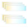 image:imageSunco Lighting 6 Pack 1x4 LED Flat Panel Light Dual Selectable CCT 3500K4000K5000K amp Selectable Wattage 30W40W46W 5700LM 010V Dimming Surface Mount Matte White Drop Ceiling Fixture  ETL DLC