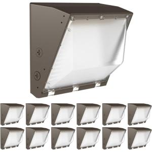 image:imageSunco 3 Pack 60W LED Wall Pack Outdoor Industrial Dimmable Waterproof Commercial Grade Security Warehouse Super Bright Parking Lot Selectable CCT 3000K4000K5000K 7600 Lumens AC120277V12 Pack