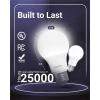 image:imageSunco 10 Pack 3W25W A19 LED Light Bulbs 2700K Soft White 250 Lumens E26 Medium Base Indoor Outdoor Super Bright Instant On Frosted Lens Lamp for Bedroom Dining Living Room UL10 Count Pack of 1