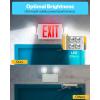 image:imageSunco 12 Pack Exit Signs with Emergency Lights Two Adjustable LED Lights with Backup Battery Red 94V0 Fire Resistant 120277V Wall Or Ceiling Mount Commercial Grade ULRed