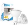 image:imageSunco 12 Pack GU10 LED Bulb 550LM 3000K Warm White 55W50W Equivalent Dimmable MR16 Bulbs for Recessed Track Lighting Spot Lights Range Hood 25000 Lifetime Hours UL3000k Warm White