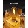 image:imageSunco 6 Pack T45 Edison Bulbs E26 LED Bulb 60 Watt Equivalent Filament Vintage Light Bulbs Clear Decorative Tubular Light Bulb 7W 2700K Soft White Dimmable 700 LM Medium Base Wet Rated UL6 Pack
