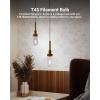 image:imageSunco 6 Pack T45 Edison Bulbs E26 LED Bulb 60 Watt Equivalent Filament Vintage Light Bulbs Clear Decorative Tubular Light Bulb 7W 2700K Soft White Dimmable 700 LM Medium Base Wet Rated UL6 Pack