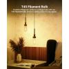 image:imageSunco 6 Pack T45 Edison Bulbs E26 LED Bulb 60 Watt Equivalent Filament Vintage Light Bulbs Clear Decorative Tubular Light Bulb 7W 2700K Soft White Dimmable 700 LM Medium Base Wet Rated UL6 Pack