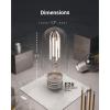image:imageSunco 6 Pack T45 Edison Bulbs E26 LED Bulb 60 Watt Equivalent Filament Vintage Light Bulbs Clear Decorative Tubular Light Bulb 7W 2700K Soft White Dimmable 700 LM Medium Base Wet Rated UL12 Pack