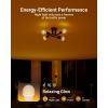 image:imageSunco A19 Warm Light Bulbs 6 Pack LED Night Light Bulb with 5000K Daylight amp 2000K Amber Glow 800 LM 80 LM Nightlight Sleep Light Bulb for Bedroom Lamps Warm Yellow Light Bulbs Dimmable E26 UL5000k Daylight