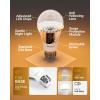 image:imageSunco A19 Warm Light Bulbs 6 Pack LED Night Light Bulb with 5000K Daylight amp 2000K Amber Glow 800 LM 80 LM Nightlight Sleep Light Bulb for Bedroom Lamps Warm Yellow Light Bulbs Dimmable E26 UL5000k Daylight