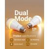 image:imageSunco A19 Warm Light Bulbs 6 Pack LED Night Light Bulb with 5000K Daylight amp 2000K Amber Glow 800 LM 80 LM Nightlight Sleep Light Bulb for Bedroom Lamps Warm Yellow Light Bulbs Dimmable E26 UL5000k Daylight