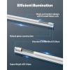 image:imageSunco 10 Pack T8 LED Bulbs 4 Foot 48 Inch Tube Light Bulbs Fluorescent Replacement Single or Double Ended Hybrid Type AB 2400 LM 20W 5000K Daylight Frosted Lens ETL5000k Daylight