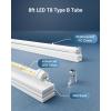 image:imageSunco 10 Pack T8 LED Bulbs 4 Foot LED Fluorescent Tube Replacement 4ft LED Tube Light Ballast Bypass 2200 LM 18W 6000K Daylight Deluxe Single Ended Power Clear Lens ULWhite 5k