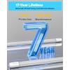 image:imageSunco 100 Pack T8 LED Bulbs 4 Foot Tube Light Bulbs Ballast Bypass 48 Inch Fluorescent Replacement 2200 LM 18W 6000K Daylight Deluxe Single Ended Power Type B Clear Lens UL6000k Daylight Deluxe