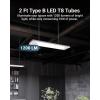 image:imageSunco 12 Pack 2ft LED T8 Clear Glass Tube for Indoor Replacement Fluorescent Commercial Office Hallway Warehouse Type B 10W 1200 Lumens 5000K Daylight NonDimmable 100277V 50000 Hour Lifetime
