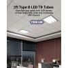 image:imageSunco 2ft LED T8 Frosted Glass Tube for Replacement Fluorescent Commercial Work Office Hallway Warehouse Type B 10W 1200 Lumens 5000K Daylight NonDimmable 100277V 50000 Hour Lifetime