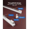 image:imageSunco 30 Pack T8 LED 4FT Tube Light Bulbs Ballast Bypass Fluorescent Replacement 5000K Daylight 15W Clear Cover Retrofit Single Ended Power SEP Commercial Grade UL30 Count Pack of 1