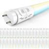 image:imageSunco 30 Pack T8 LED Bulbs 4 Foot LED Fluorescent Tube Replacement 4ft LED Tube Light Ballast Bypass 18W 2200 LM Selectable CCT 3000K3500K4000K5000K6000K Single Ended Power Frosted Lens UL5 Cct in One 3000k  3500k  4000k  5000k  6000k
