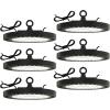image:imageSunco 6 Pack UFO High Bay LED Lights 21000 Lumens 6000K Daylight White 150W 120277V Dimmable Ultra Bright Ceiling Shop Lights  UL DLC FCC RoHSWhite  6K