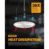 image:imageSunco UFO LED High Bay Light 200W 29000 Lumens 5000K 120277V Dimmable 010V Ultra Bright Commercial Shop Lights for Warehouse Factory Workshop Garage amp Barn Ceiling Mount IP54 UL 2 Pack2 Pack