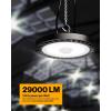 image:imageSunco UFO LED High Bay Light 200W 29000 Lumens 5000K 120277V Dimmable 010V Ultra Bright Commercial Shop Lights for Warehouse Factory Workshop Garage amp Barn Ceiling Mount IP54 UL 2 Pack2 Pack