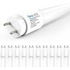 image:imageSunco 10 Pack T8 LED Bulbs 4 Foot 48 Inch Tube Light Bulbs Fluorescent Replacement Single or Double Ended Hybrid Type AB 2400 LM 20W 5000K Daylight Frosted Lens ETL5000k Daylight