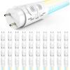 image:imageSunco 10 Pack T8 LED Bulbs 4 Foot LED Fluorescent Tube Replacement 4ft LED Tube Light Ballast Bypass 18W 2200 LM Selectable CCT 3000K3500K4000K5000K6000K Single Ended Power Clear Lens UL40 Pack