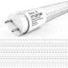 image:imageSunco 100 Pack T8 LED Bulbs 4 Foot Tube Light Bulbs Ballast Bypass 48 Inch Fluorescent Replacement 2200 LM 18W 5000K Daylight Single Ended Power Type B Clear Lens UL5000k Daylight
