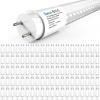 image:imageSunco 100 Pack T8 LED Bulbs 4 Foot Tube Light Bulbs Ballast Bypass 48 Inch Fluorescent Replacement 2200 LM 18W 6000K Daylight Deluxe Single Ended Power Type B Clear Lens UL6000k Daylight Deluxe